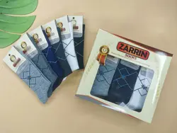 جوراب ساقدار مردانه نخ | جفتی 16,200 تومان | عمده | 12تایی | کد: 1004 -