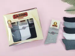 جوراب ساقدار مردانه نخ | جفتی 15,950 تومان | عمده | 12تایی | کد : 1004 - فروشگاه تخصصی جوراب