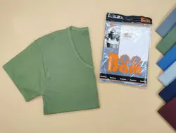 زیرپوش استین دار پلی استر پنبه | هر عدد 66,000 تومان | عمده | 6 تایی | کد : 2201 | XL | رنگی | - فروشگاه تخصصی جوراب