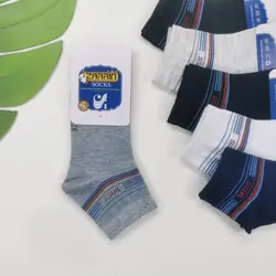 جوراب نیم ساق مردانه نخ | هر عدد 13750 تومان | عمده | 12 تایی | کد : 1123 - فروشگاه تخصصی جوراب