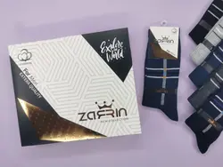 جوراب مردانه ساقدار زرین پنبه | جفتی 30,250 تومان | عمده | 12تایی | کد : 1021 - فروشگاه لباس زیر و جوراب