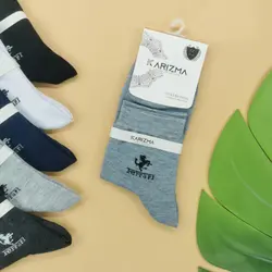 جوراب مردانه نیم ساق کاریزما پنبه | جفتی 15,400 تومان | عمده | 12 تایی | کد : 1104 | - فروشگاه لباس زیر و جوراب