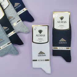 جوراب مردانه ساقدار الماس نخ | جفتی 14,850 تومان | عمده | 12 تایی | کد : 1011 | - فروشگاه لباس زیر و جوراب