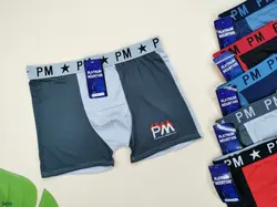 شورت مردانه نیم پا 🧶گیاهی 📏سایزFree | عمده | 12 تایی | کد : 3410 - فروشگاه ساق بلند فروش عمده لباس زیر و جوراب