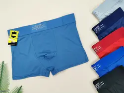 شورت مردانه نیم پا 🧶گیاهی 📏سایزFree | عمده | 12 تایی | کد : 3411 - فروشگاه ساق بلند فروش عمده لباس زیر و جوراب