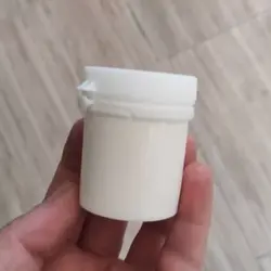 خرید و قیمت قوطی پلی اتیلن 30گرمی سفید با درب پلمپ دار - بسته 5عددی (ایرانکازمد)