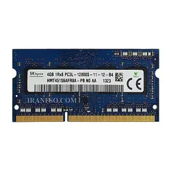 رم لپ تاپ 4 گیگ SK Hynix DDR3-PC3L-1600-12800 MHZ 1.35V