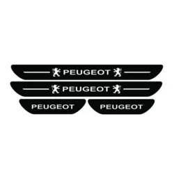 برچسب پارکابی خودرو مدل Peugeot مناسب برای پژو 206 و 207 بسته 4 عددی    تخفیف ویژه