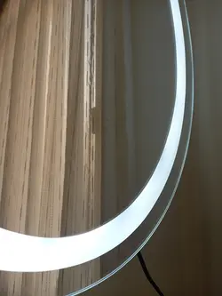 آینه ال ای دی دار بیضی کد 220