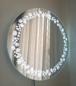 آینه ال ای دی طرح دار کد 211