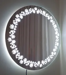 آینه ال ای دی طرح دار کد 211