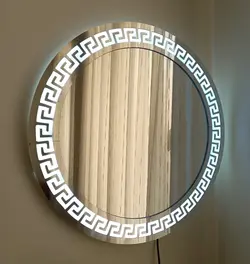 آینه مدل ورساچه نقره ای