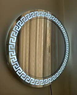 آینه مدل ورساچه نقره ای