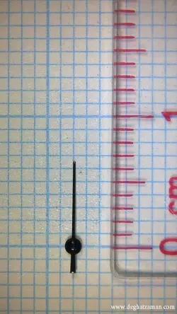 عقربه ثانیه شمار سایز: S0.17-6.5 مشکی