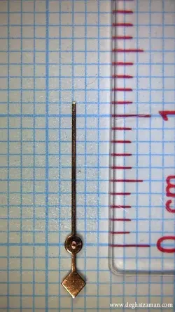 عقربه ثانیه شمار سایز: S0.17-11 رزگلد