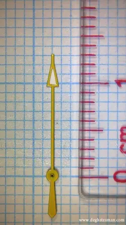 عقربه ثانیه شمار سایز: S0.17-13 زرد