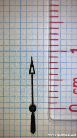عقربه ثانیه شمار سایز: S0.17-9 مشکی