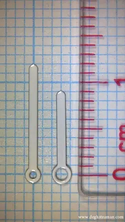 عقربه مدل BATON سایز: M0.70-12 H1.20-9 سفید