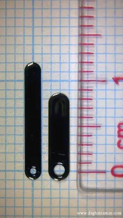 عقربه مدل BATON سایز: M0.70-12 H1.20-8.5 مشکی