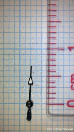 عقربه ثانیه شمار سایز: S0.17-7 مشکی