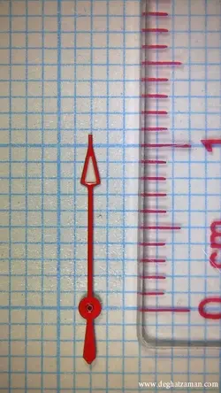 عقربه ثانیه شمار سایز: S0.17-10.5 قرمز