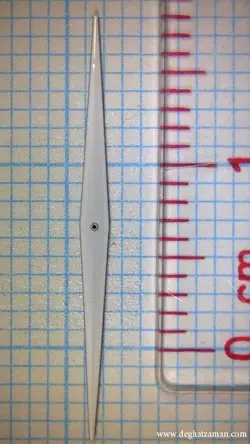 عقربه ثانیه شمار سایز: S0.17-18 سفید