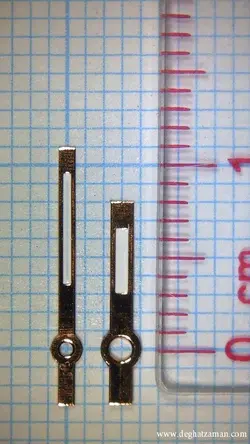 عقربه مدل BATON سایز: M0.70-11 H1.20-8 شبنما