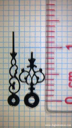 عقربه مدل Louis مشکی M0.70-13 H1.20-9