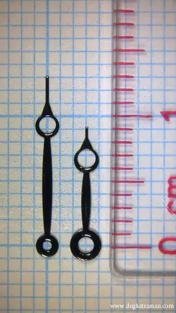 عقربه مدل BREGUET مشکی M0.70-13 H1.20-9