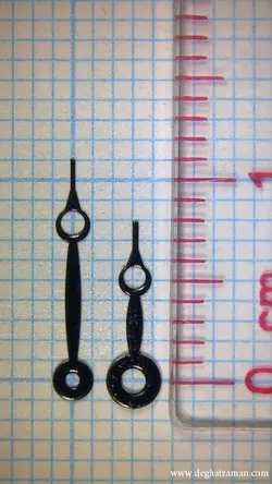 عقربه مدل BREGUET مشکی M0.70-11 H1.20-8