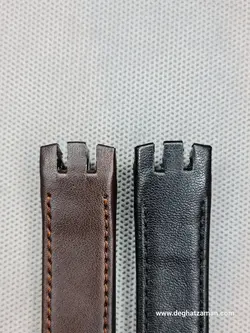 بند چرمی سواچ سرهلالی بازو وسط بلند سایز: 21