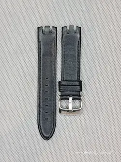 بند چرمی سواچ سرهلالی بازو وسط بلند سایز: 21