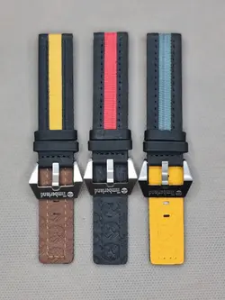 بند چرمی تیمبرلند سایز: 18 TIMBERLAND WHITELEDGE STRAP