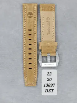 بند چرمی تیمبرلند سایز: 22 TIMBERLAND SHOREHAM STRAP