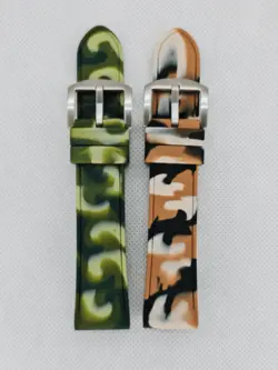 بند رابر ساده طرح ارتشی سایز: 22