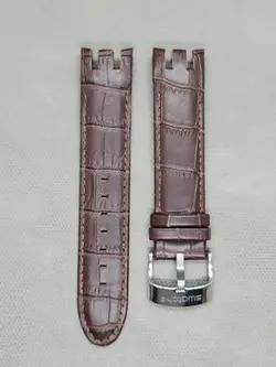 بند چرمی سواچ سرهلالی بازو وسط کوتاه سایز: 21