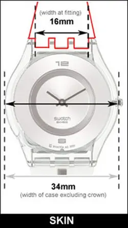 بند رابر سواچ اسکین سایز: 16