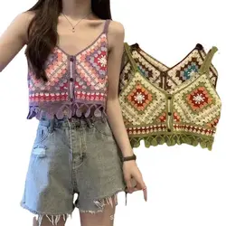 نیم تنه قلاب بافی 3924