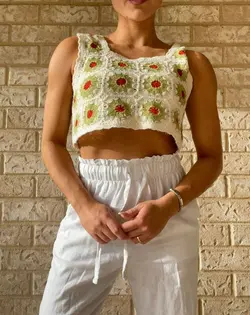 کراپ قلاب بافی 3888