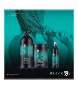 ماسک بازسازی کننده مو بلک پروفشنال لاین مدل کراتین پروتئین Black Professional حجم 1000میلی لیتر