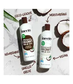 شامپو نارگیل اینکتو مخصوص موهای خشک (Inecto Coconut Shampoo)حجم 500میلی لیتر