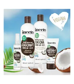 شامپو نارگیل اینکتو مخصوص موهای خشک (Inecto Coconut Shampoo)حجم 500میلی لیتر