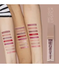 رژ لب مایع مات نام (Nam Epic Liquid Lipstick 8)