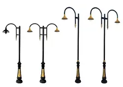 پایه چراغ پارکی مدل بلوط