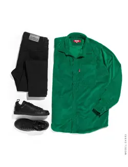 پیراهن مردانه مخمل کبریتی Enzo مدل 34995