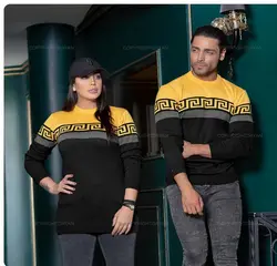 ست دونفره بافت Versace مدل 15598