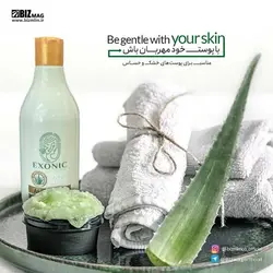 شامپو بدن عصاره آلوئه ورا ۳۰۰ میل EXONIC