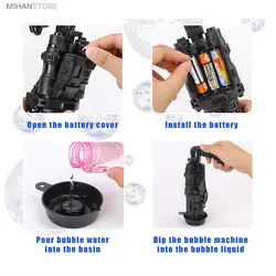 تفنگ حباب ساز BUBBLE GUN