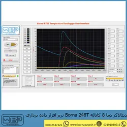 دیتالاگر دما 8 کاناله Borna 248T برنا پایش - Borna-RT08