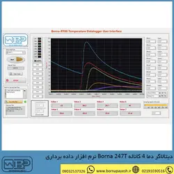 دیتالاگر دما 4 کاناله Borna 247T - برنا پایش - خرید دیتالاگرایرانی سرعت بالا